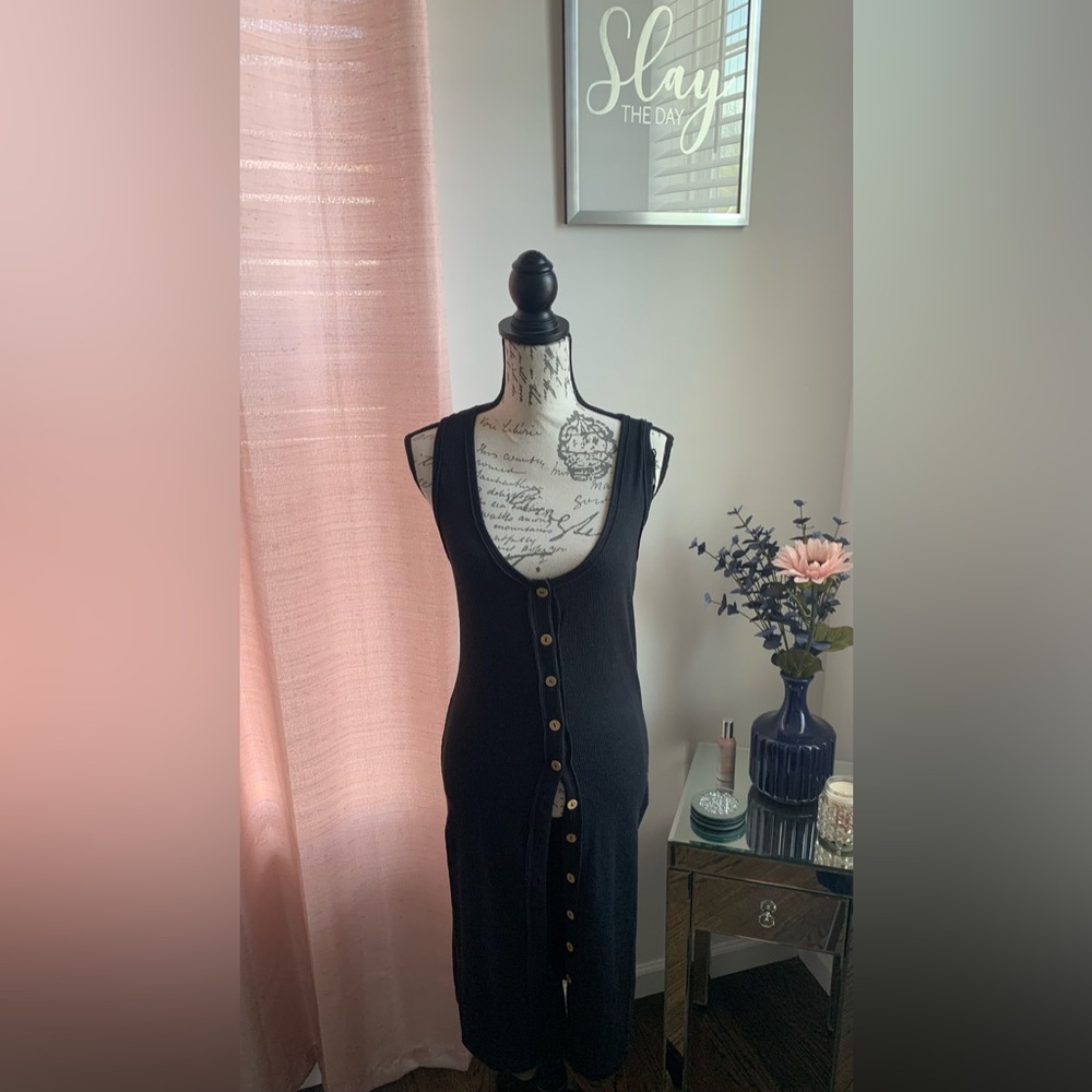 6. NWT Free People Gia Long Dress or Top - Picture 5 of 13